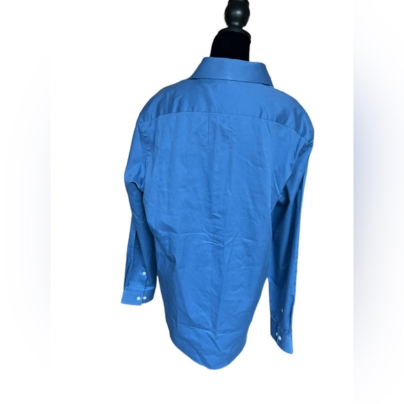 Michael Kors Slate Blue Button Down Long Sleeve Shirt Sz L NWT - Picture 6 of 16